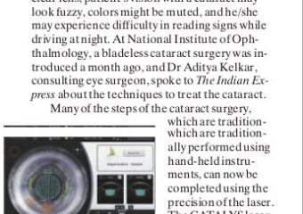 DR. ADITYA KELKARS ARTICLE ON EYE-SOLEMNLY